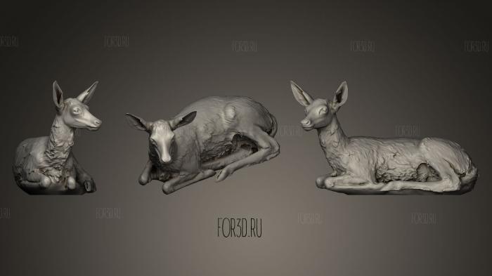 Animal 3D of Doe 3d stl модель для ЧПУ